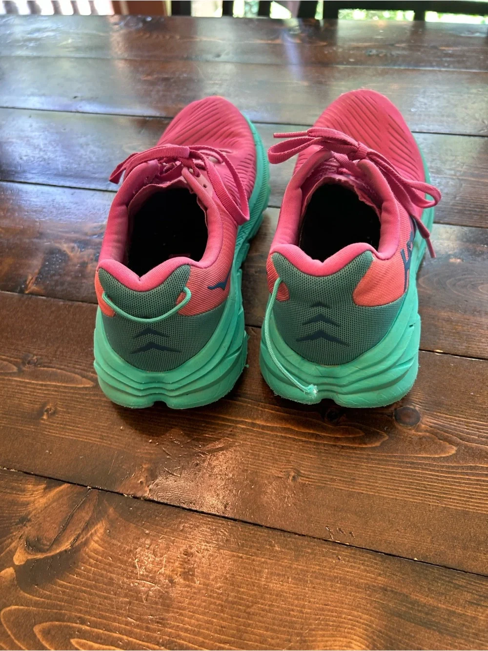 Hoka One One Rincon 3 Shoes Womens 8 B Pink Running Comfort Walking Sneakers